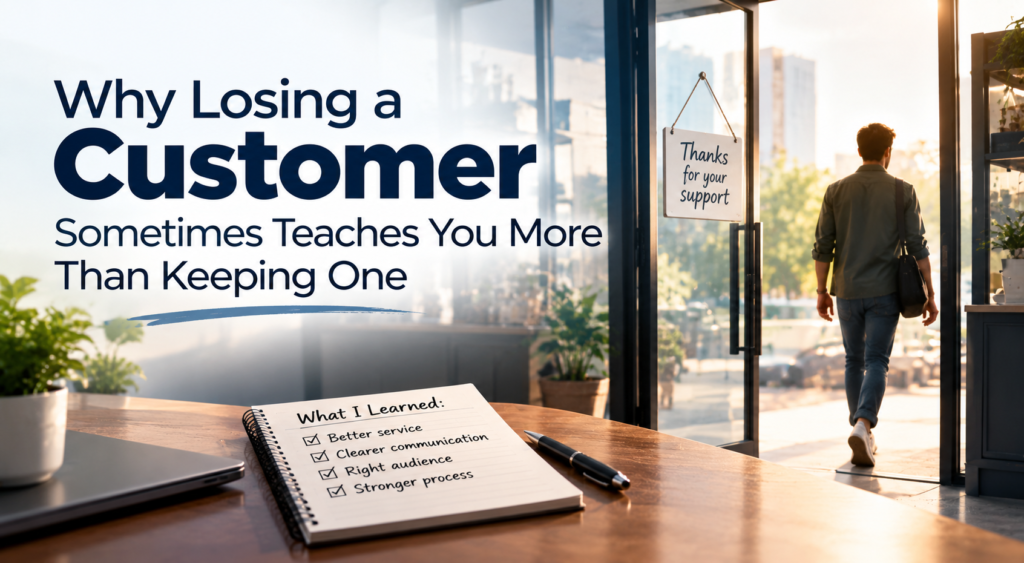 Why Losing a Customer Sometimes Teaches You More Than Keeping One By Rahuul Kumar Jain | Business Consultant in Jaipur & Business Growth Strategist