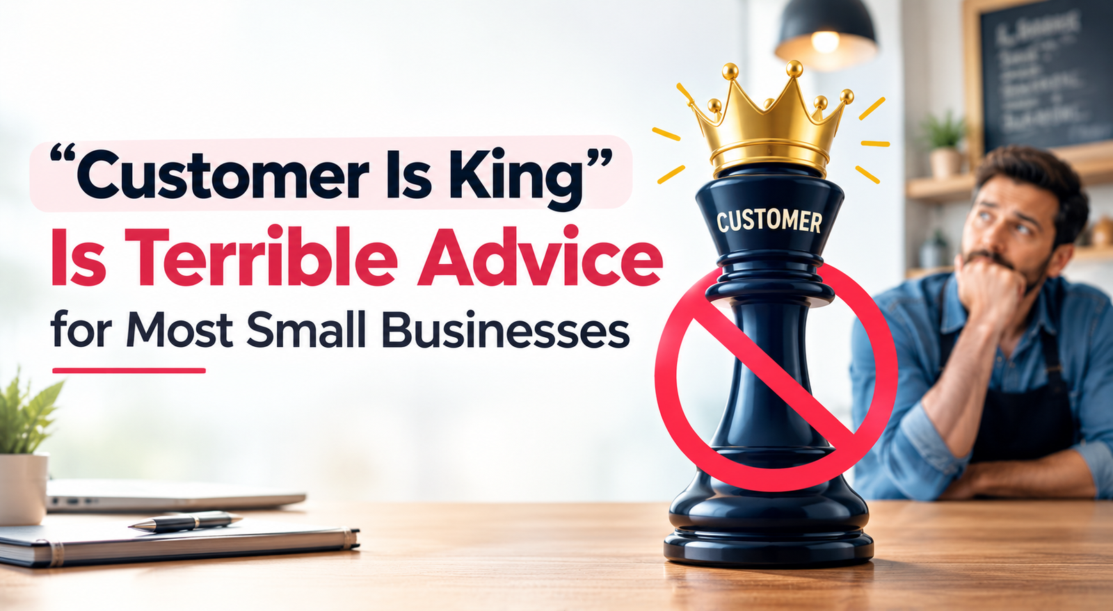 Why "Customer Is King" Is Terrible Advice for Most Small Businesses By Rahuul Kumar Jain | Business Consultant in Jaipur & Business Growth Strategist