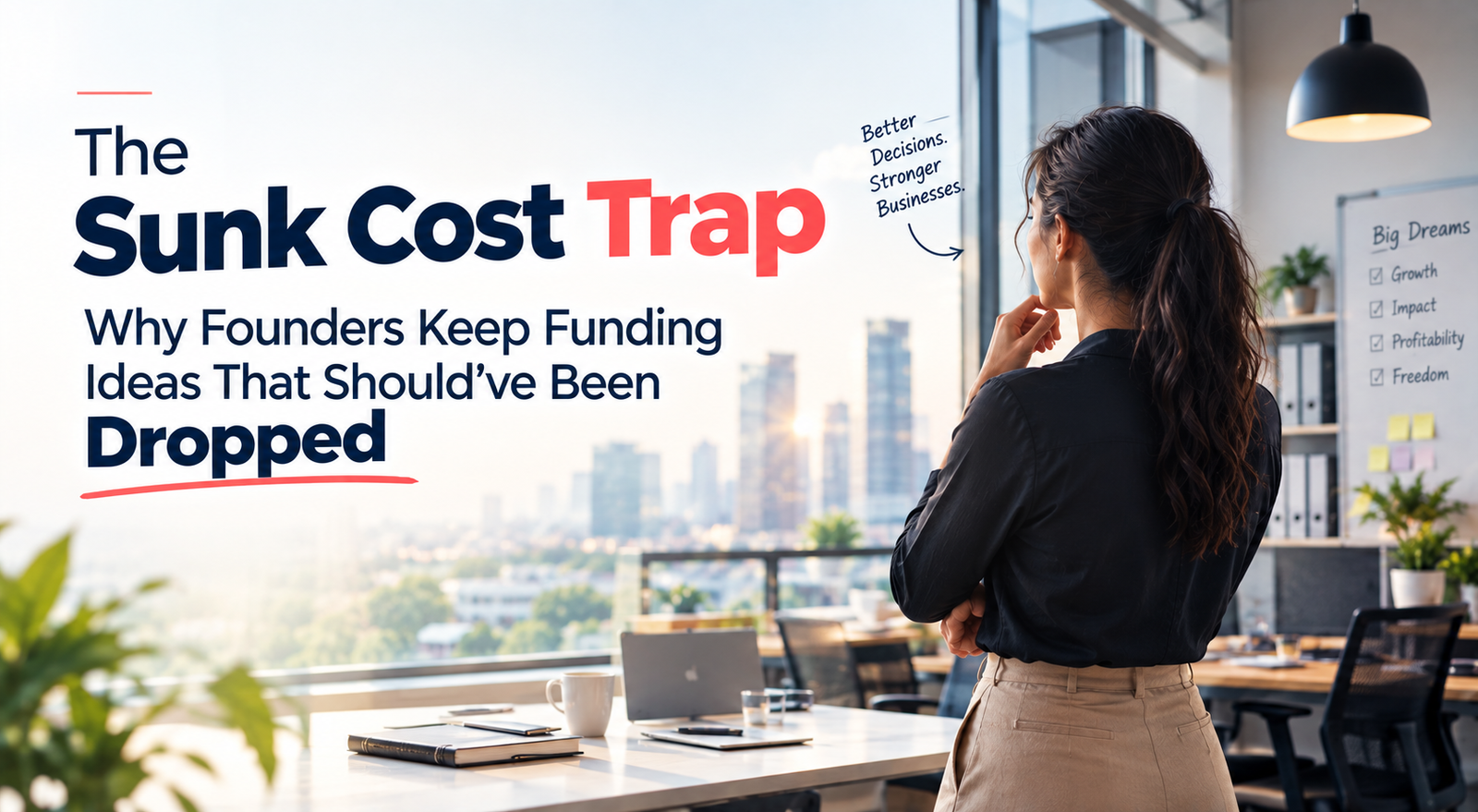 The Sunk Cost Trap: Why Founders Keep Funding Ideas That Should've Been Dropped By Rahuul Kumar Jain | Business Consultant in Jaipur, Business Coach in Jaipur & Growth Strategist in Jaipur