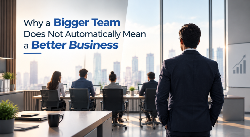 Why a Bigger Team Does Not Automatically Mean a Better Business By Rahuul Kumar Jain | Business Consultant in Jaipur, Business Coach in Jaipur & Growth Strategist in Jaipur